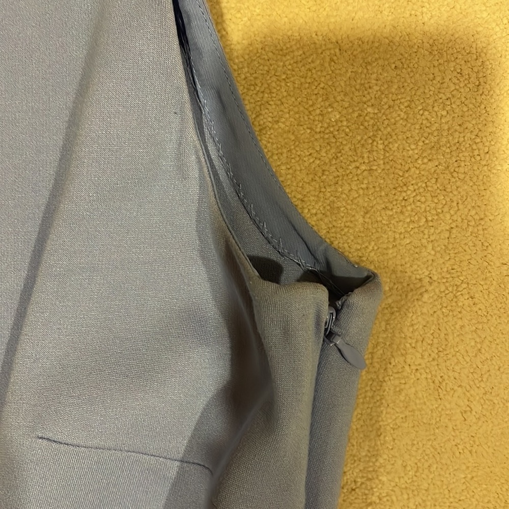 Lord and Taylor Fit and Flare Blue dress in size large - Picture 3 of 7